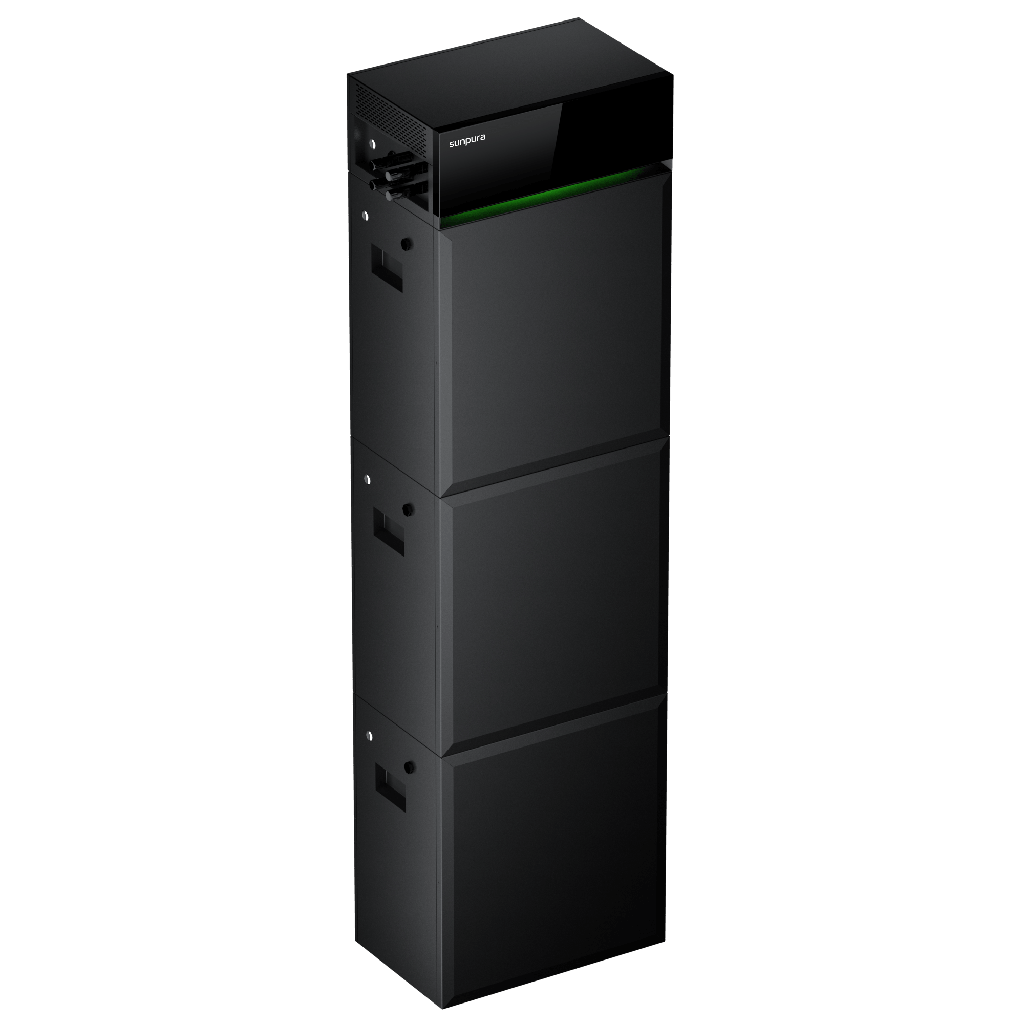 Sunpura S4800 14.4 kWh modular battery storage side view